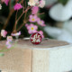 Classic ring with wild carrot flower