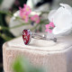 Classic heart ring with tulip