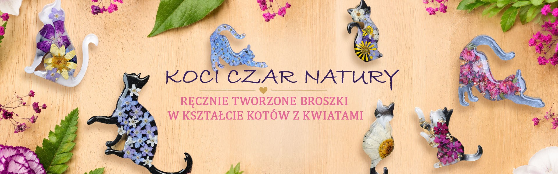 Broszka Koci Czar